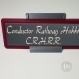 CONDUCTOR RAILWAY HOBBIES CRHRR